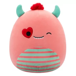 SQK - Medium Plush (12" Squishmallows) (Willett - Peach Monster w/Striped Belly and Heart Eye) - Maskotki i pluszaki - miniaturka - grafika 1