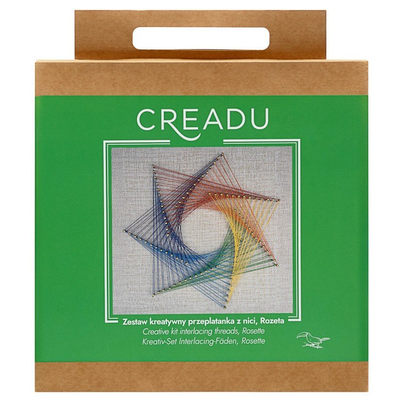 CREADU, Zestaw Kreatywny, Przeplatanka Z Nici, Rozeta
