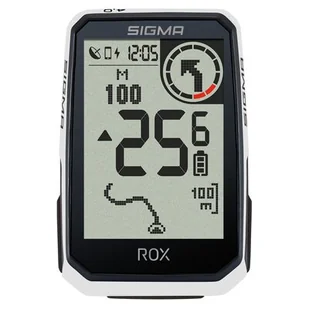 Licznik rowerowy SIGMA Rox 4.0 Endurance Biały Podświetlany - Liczniki rowerowe - miniaturka - grafika 1