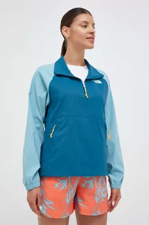 Kurtki damskie - The North Face kurtka outdoorowa Class V Pullover kolor zielony - grafika 1