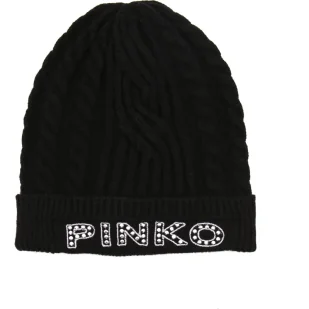 Pinko Czapka BAMBOO CAPPELLO VISCOSA CABLES - Czapki damskie - miniaturka - grafika 1