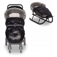 Śpiworki dla dzieci - Colibro, Ciepły śpiworek do wózka/sanek, Futerko - miniaturka - grafika 1