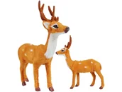 Ozdoby bożonarodzeniowe - Renifer Figurka Świąteczna Jeleń Prezent 16Cm - miniaturka - grafika 1