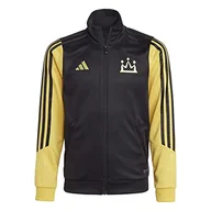 Koszulki i topy damskie - adidas Salah TK JKT Y Track Top dziecięcy, czarny, 116 - miniaturka - grafika 1