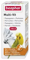 Suplementy i witaminy dla psów - Beaphar Multi-Vit for Parrots 20ml - preparat witaminowy dla papug 20ml - miniaturka - grafika 1