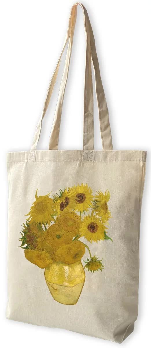 Torba bawełniana Martwa natura: wazon z piętnastoma słonecznikami Vincent Van Gogh