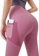 Legginsy - Legginsy damskie Energy-Pink/XS KP15576 - miniaturka - grafika 1