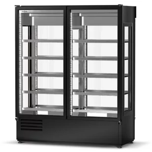 Szafa chłodnicza czterostronnie przeszklona RAPA SCh-4S/NW/W/BP 1400 - Szafy i witryny chłodnicze - miniaturka - grafika 1