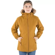 Kurtki damskie - Kurtka zimowa parka damska CELEBRITY TP50 TRESPASS Golden Brown - M - miniaturka - grafika 1