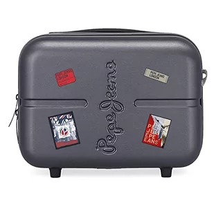 Pepe Jeans Kay Neceser Adaptable Obudowa na messenger Niebieski 29x21x15 cms Sztywny ABS 9,14L 2,52 kg, niebieski, Neceser, kosmetyczka z paskiem na ramię - Kosmetyczki, organizery i kuferki - miniaturka - grafika 1