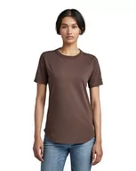 Koszulki i topy damskie - G-STAR RAW Women's Mysid Optic Slim Top C T-Shirt, brązowy (Chocolat C506-285), L - miniaturka - grafika 1