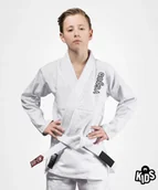 Kimona, stroje i obuwie - Venum Kimono/Gi dla dzieci Contender Białe + biały pas C0 - miniaturka - grafika 1