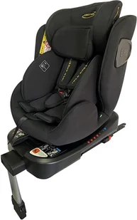 Fotelik Samochodowy COMO 40-150CM Obrotowy 360° ISOFIX z Nogą i-Size CZARNY - Foteliki samochodowe - miniaturka - grafika 1