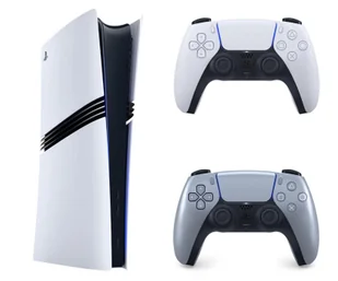 Sony PlayStation 5 Pro + DualSense Sterling Silver - Konsole Playstation - miniaturka - grafika 1