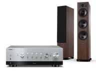 Zestawy stereo - Yamaha R-N800A (srebrny) + Tesi 6 (mokka) - miniaturka - grafika 1