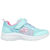 Buty dla dziewczynek - Buty dziecięce Skechers Microspec Plus Swirl Sweet 303535LAQPK - niebieskie - miniaturka - grafika 1