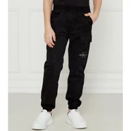 Spodnie i spodenki dla chłopców - Calvin Klein Jeans Spodnie cargo Essential Regular Fit - miniaturka - grafika 1
