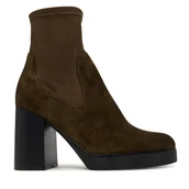 Botki damskie - Botki Aldo Seraphica 14116582 Brązowy - miniaturka - grafika 1