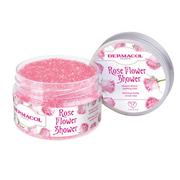 Peelingi do ciała - Dermacol Flower Shower Body Peeling peeling do ciała Rose 200g - miniaturka - grafika 1