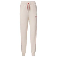 Spodnie sportowe damskie - Damskie Spodnie REEBOK PIPING PACK JOGGER HA5728 – Beżowy - miniaturka - grafika 1