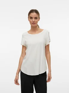 Vero Moda Koszulka w kolorze białym - Koszulki i topy damskie - miniaturka - grafika 1