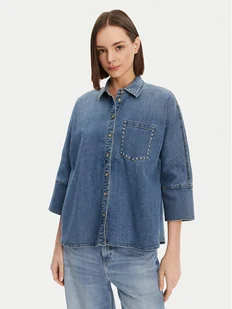 ONLY Koszula jeansowa Grace 15338585 Niebieski Loose Fit - Koszule damskie - miniaturka - grafika 1