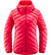 Kurtki damskie - Damska kurtka Haglöfs Sarna Mimic hood W červená, M M - miniaturka - grafika 1