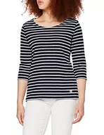 Koszulki i topy damskie - Armor Lux Damska koszulka Marinière Guerande Héritage Femme, wielokolorowy (Bi8 Rich Navy/biały Bi8 Rich Navy/Bi8 Navy/Bi), 40 PL - miniaturka - grafika 1