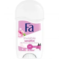 Fa Invisible Sensitive 48h antyperspirant w sztyfcie o zapachu róży i głogu 50 ml
