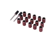 Materiały ścierne - Taśma szlifierska 13mm gr80 100szt + 2x trzpień Dremel - miniaturka - grafika 1