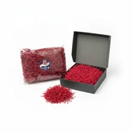 Zestawy upominkowe - Wypełniacz wypełnienie do prezentu czerwony 200g dekoracyjny papierowy EKO - miniaturka - grafika 1