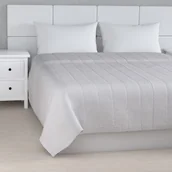 Narzuty - Dekoria Narzuta pikowana w pasy szary melanż szer.260 × dł.210 cm Amsterdam 500-704-45 - miniaturka - grafika 1