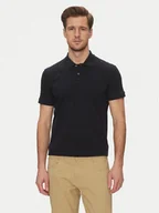 Koszulki męskie - Blend Polo 20717857 Czarny Regular Fit - miniaturka - grafika 1