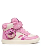 Buty dla dziewczynek - Geox Sneakersy B Gisli B561ME 0BCBH C8299 S Różowy - miniaturka - grafika 1