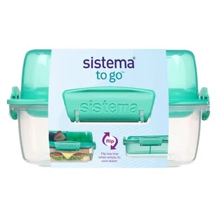 Sistema pojemnik śniadaniowy lunch box 1,24L 21610 - Pojemniki kuchenne - miniaturka - grafika 1