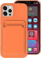 Etui i futerały do telefonów - König Design Etui kompatybilne z Apple iPhone 13 Plastikowe, miękkie etui na telefon komórkowy - Etui na telefon komórkowy Pomarańczowy - miniaturka - grafika 1