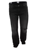 Spodnie męskie - Calvin Klein Jeans - Jeansy męskie  duże rozmiary, czarny - miniaturka - grafika 1