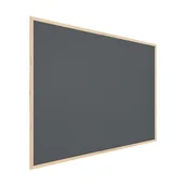 Tablice i flipcharty - Allboards Tablica korkowa szary kolor korka (rama drewniana) 90x60 cm TKGREY96D - miniaturka - grafika 1