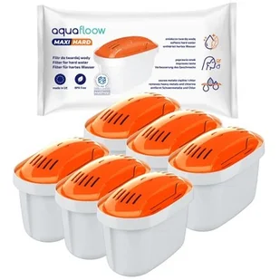 AquaFloow Maxi Hard filtr do dzbanka Brita Dafi zamiennik twarda woda 6x - Wkłady filtrujące - miniaturka - grafika 1