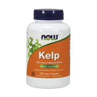 Suplementy naturalne - Now Foods NOW Kelp 325mcg Of Natural Lodine 250vegcaps - miniaturka - grafika 1