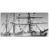 Podkładki na biurko - Mata z nadrukiem na biurko Statek vintage 120x60 cm, Dywanomat - miniaturka - grafika 1