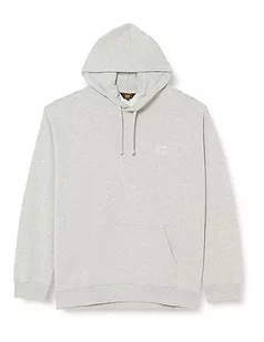 Lee Męska bluza z kapturem Core Loose Hooded, szary, 4XL - Bluzy męskie - miniaturka - grafika 1