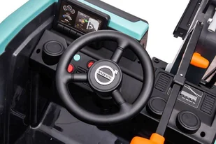 Koparka Na Akumulator Volvo DK-VE888  Niebieska - Pojazdy elektryczne dla dzieci - miniaturka - grafika 8