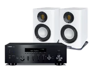 Zestawy stereo - Yamaha R-N600A (czarny) + Carina BS243.4 (biały) - miniaturka - grafika 1