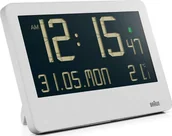 Zegary - Zegarek Braun Budzik zegar z termometrem Braun BC14W - miniaturka - grafika 1