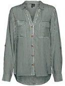 Koszule damskie - Vero Moda Koszula w kolorze biało-czarnym - miniaturka - grafika 1