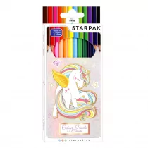 Starpak Kredki ołówkowe Unicorn 490919 12 kolorów - Przybory szkolne - miniaturka - grafika 1
