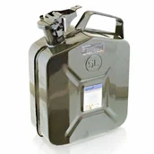 Kanistry - Metalowy Kanister na paliwo 5L BITUXX zamek bagnetowy solidny zielony - miniaturka - grafika 1