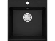 Zlewozmywaki - Primagran.pl Zlewozmywak kuchenny granitowy jednokomorowy bez ociekacza z dużą komorą XL Ryga 50 MY5KC-A0#N - miniaturka - grafika 1