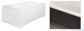 Obudowy do wanien - Besco Obudowa czarny mat do wanny Modern 150x70 cm #OAP-150UNIC - miniaturka - grafika 1